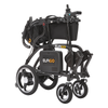 Ultra-Lite Carbon Electric Powered Motorised Wheelchair PMA V2 (10.8 kg) Folded right 45